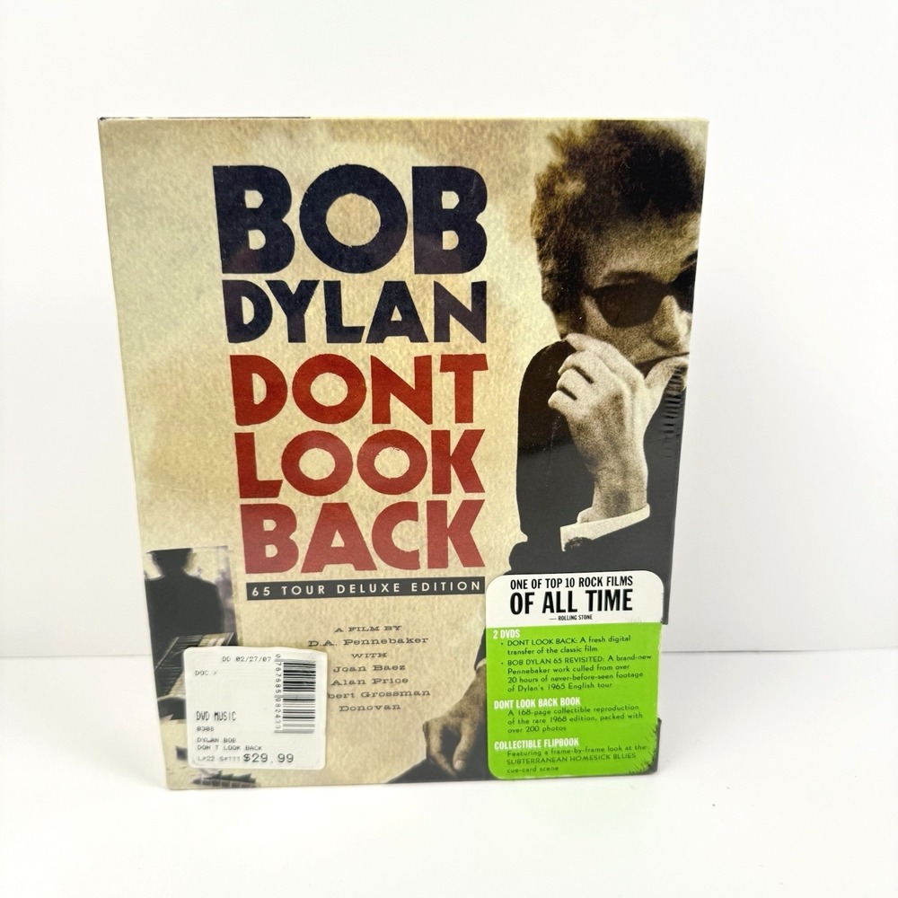 Bob Dylan Don't Look Back 65 Tour Rock Film DVD Movie Boxset & Book‎ New Sealed